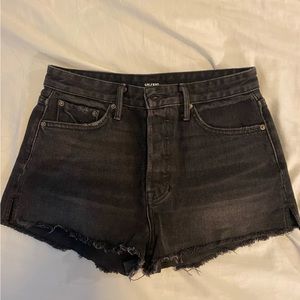 GRLFRND Black Denim Shorts
